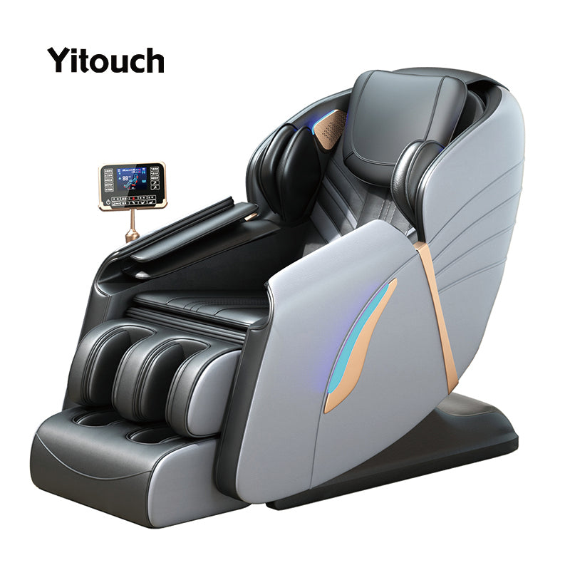 Massage Chairs Real Relax Whole Body Massage Recliner Chair Sl Track Thai Zero Gravity Massage Chair Human Touch Luxury 3D Pu