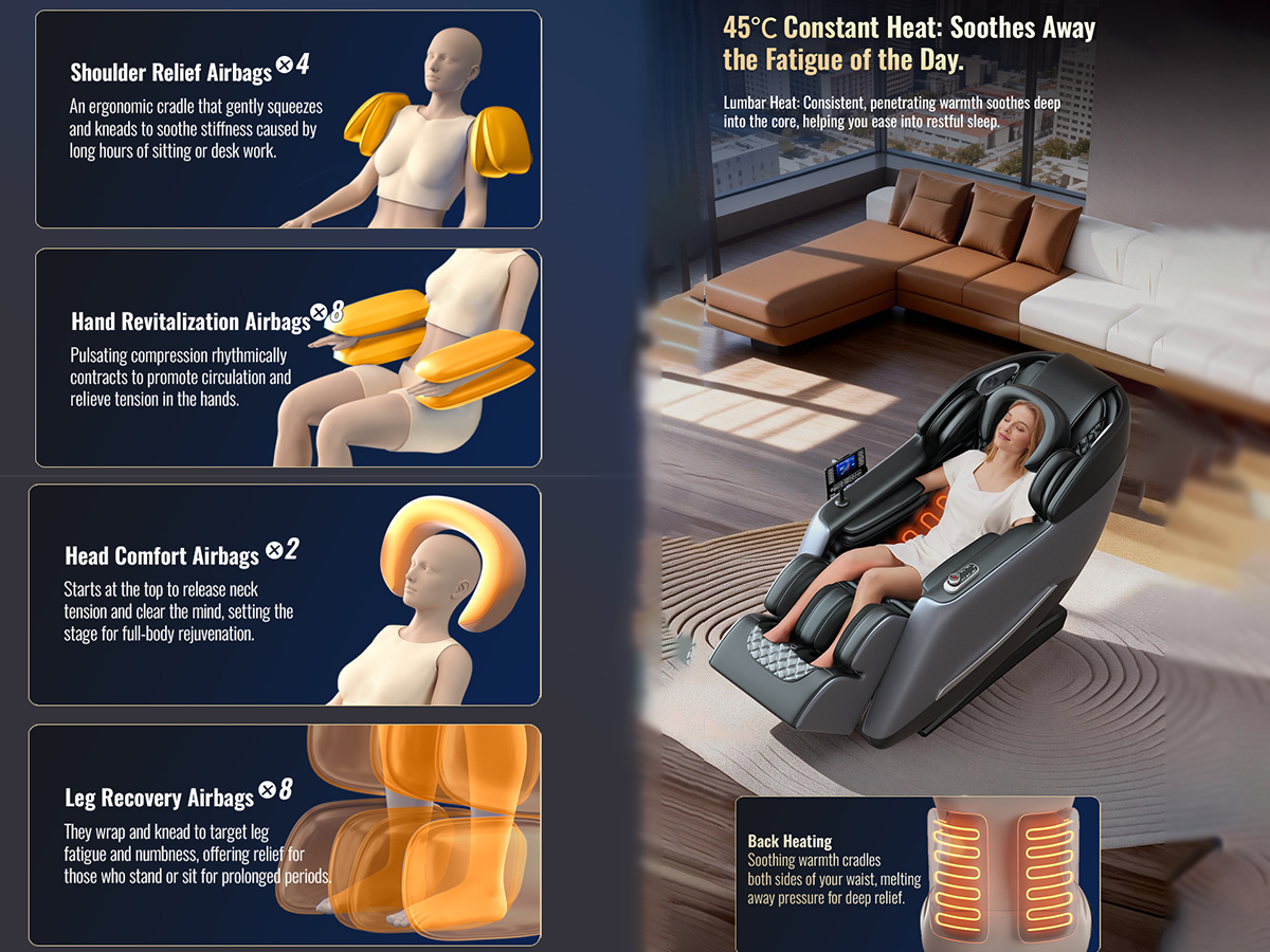 8025 Affordable Space Saving Massage Chair Zero Gravity Full Body Compact Massage Sofa Wholesale