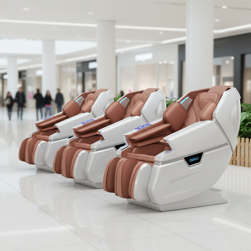 Luxury Massage Chair with 100% Copper Core Motor Steel Gear Mechanism and Reinforced Iron Frame for Long Life