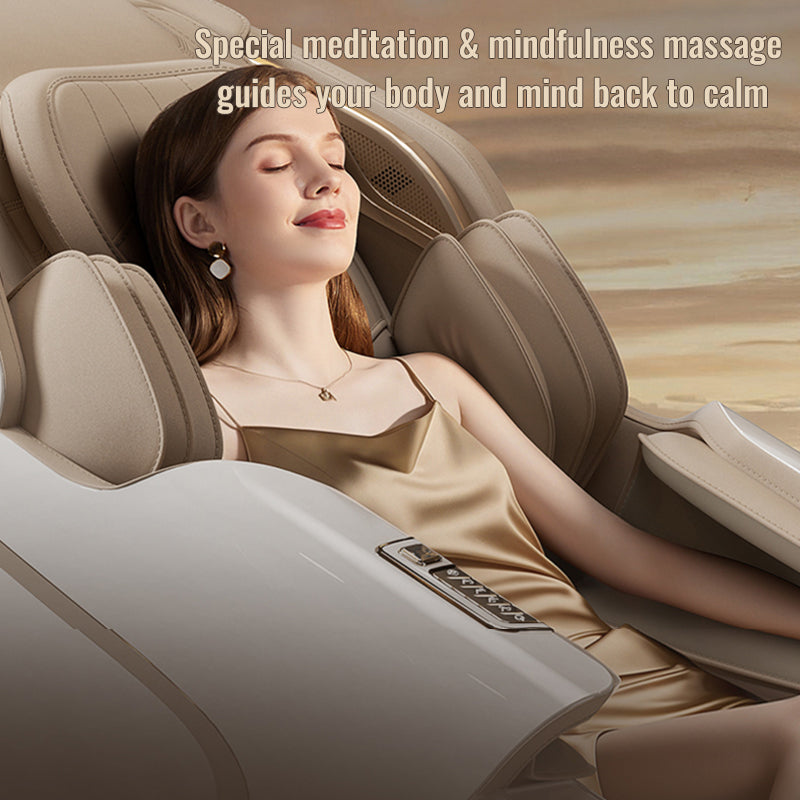 L50S Smart 4D Dual-Engine Massage Chair Zero Gravity Luxury Recliner with Health Checkup