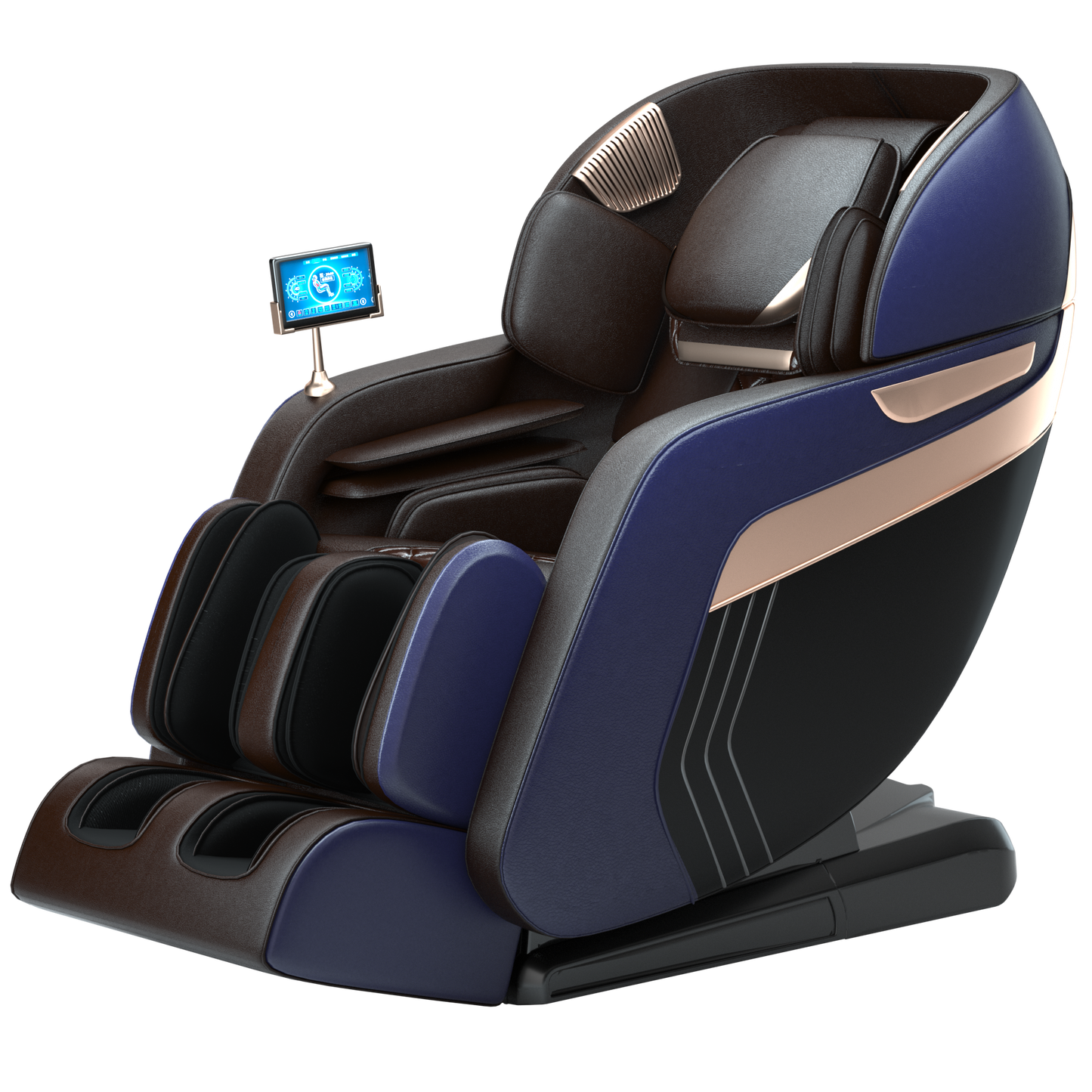 Full Body Shiatsu Neck and Back Massage Chair With Foot Massage for Spa