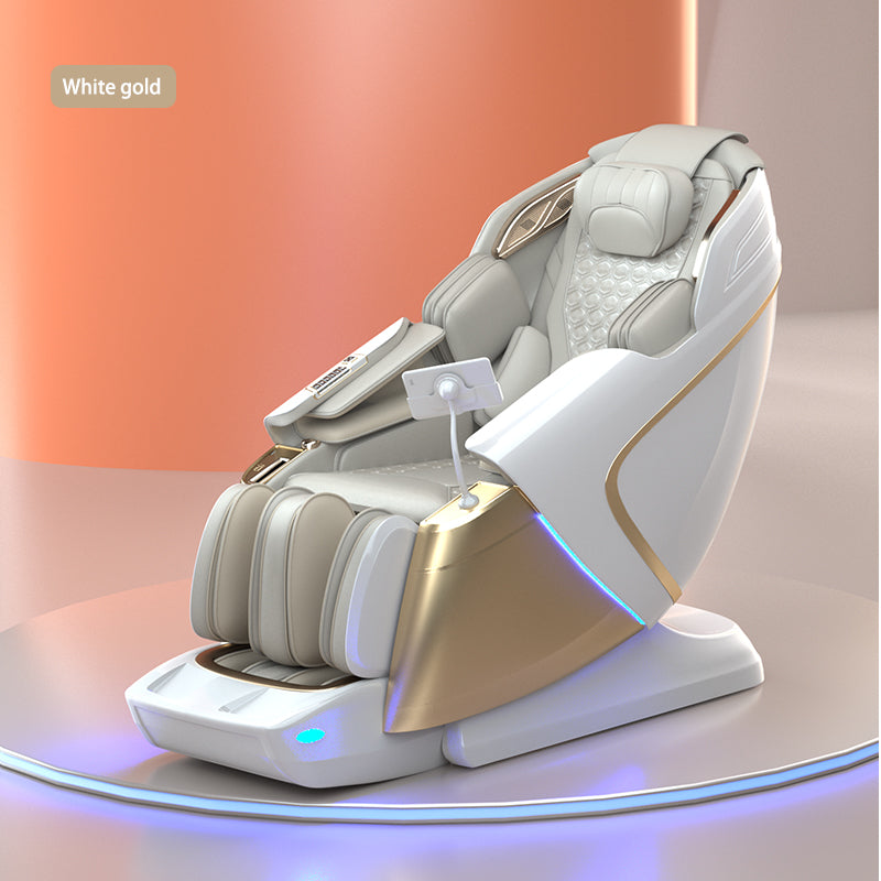 AI Smart 4D Dual-Core Massage Chair 12cm Deep Stroke with 135cm Long SL Track for Tall Person Relaxation