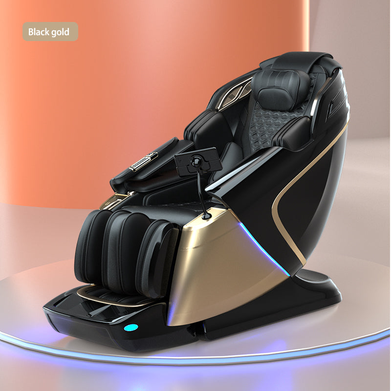 AI Smart 4D Dual-Core Massage Chair 12cm Deep Stroke with 135cm Long SL Track for Tall Person Relaxation